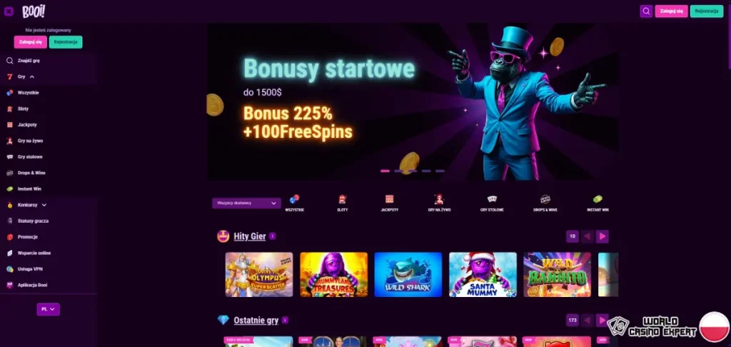 Booi Online Kasyno