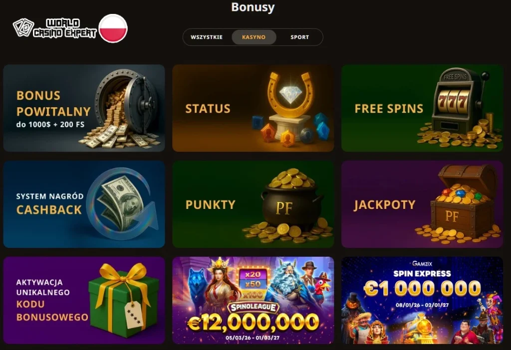 Bonusy i promocje w Play Fortuna - kompletna oferta
