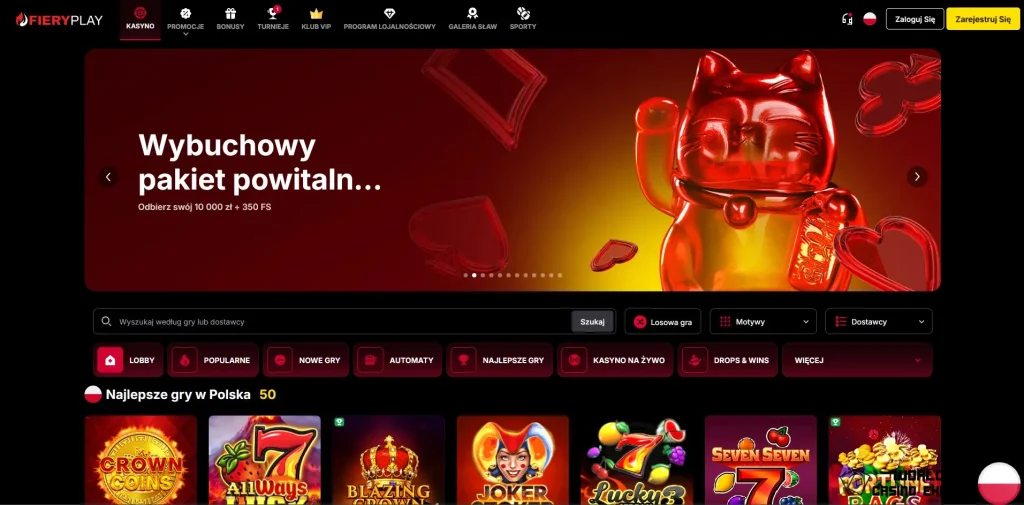 Recenzja kasyna online Fiery Play