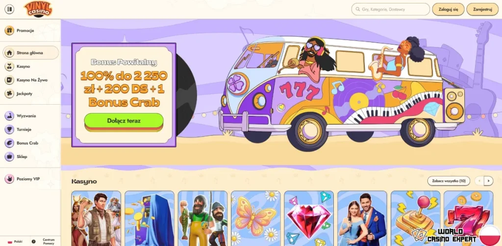 Recenzja kasyna online Vinyl Casino