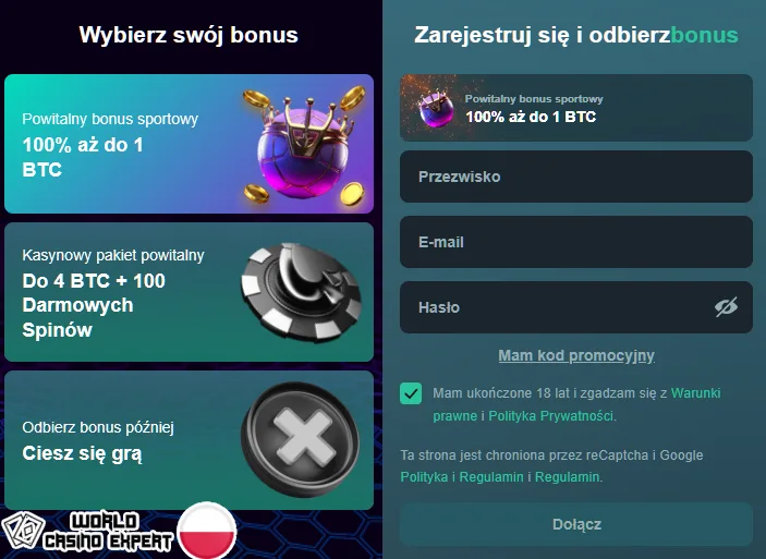 Jak zarejestrować się w kasynie Vave?