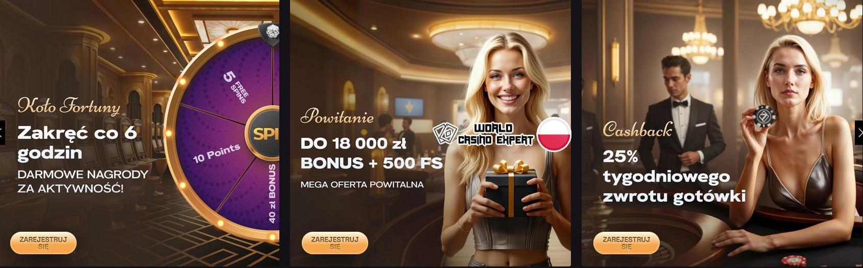 Bonusy dla polskich graczy od kasyna online SevenPlay