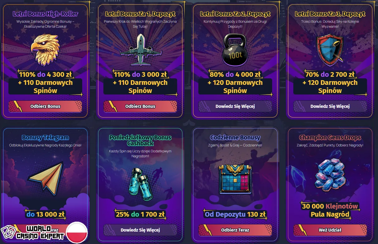 Bonusy i promocje w SpinLander Casino