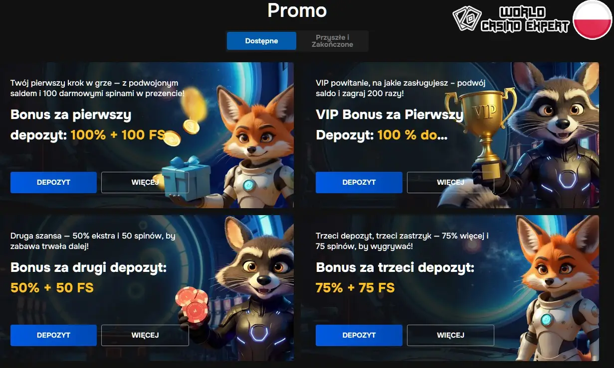 Bonusy dla polskich graczy od kasyna online Maxbit