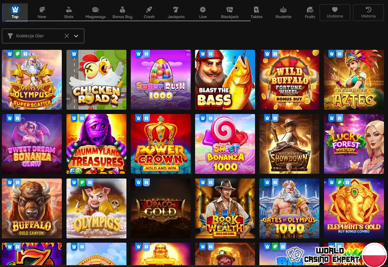 Ogromna biblioteka gier: różnorodność i innowacyjność