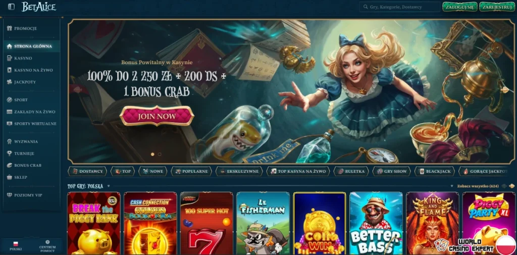BetAlice Kasyno Online