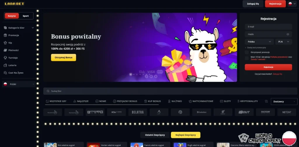 LamaBet Kasyno Online