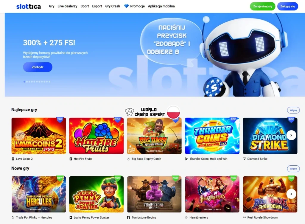 Slottica Online Kasyno Polska